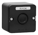 Пост кнопочный ПКЕ 222-1 черный IP54 TDM